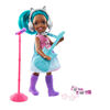 Barbie Chelsea Can Be Playset with Chelsea Rockstar Doll (6-in/15.24-cm), Guitar, Microphone, Headphones, 2 VIP Tickets, Star-shaped Glasses