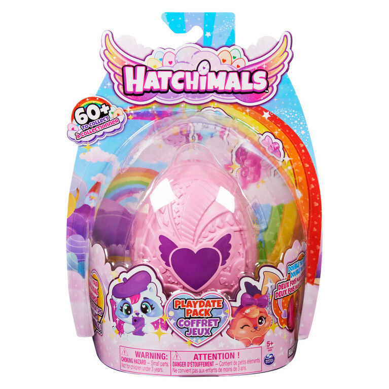 Hatchimals CollEGGtibles, Playdate Pack with Egg Playset, 4 Characters