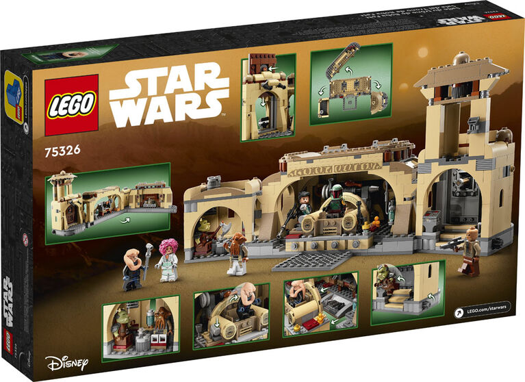 LEGO Star Wars Boba Fett's Throne Room 75326 Building Kit (732 Pieces)