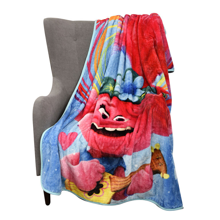 Trolls Kids Fleece Throw Blanket (50x60") Poppy