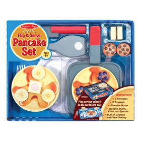 Melissa and Doug - Ensemble de crêpes à retourner et servir en bois