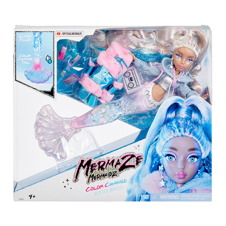 Mermaze Mermaidz Winter Waves Kishiko Mermaid Fashion Doll