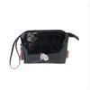 Non-Leather Glitter Pouch Wristlet with tassles