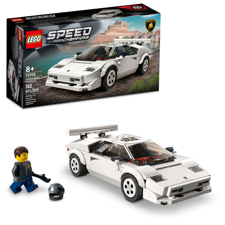 LEGO Speed Champions Lamborghini Countach 76908 Building Kit (262 Pieces)