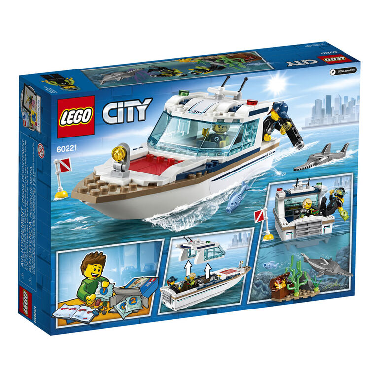 LEGO City Diving Yacht 60221 (148 pièces)