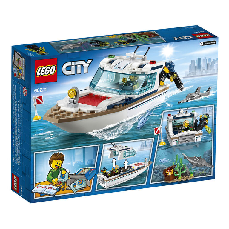 LEGO City Diving Yacht 60221 (148 pieces)