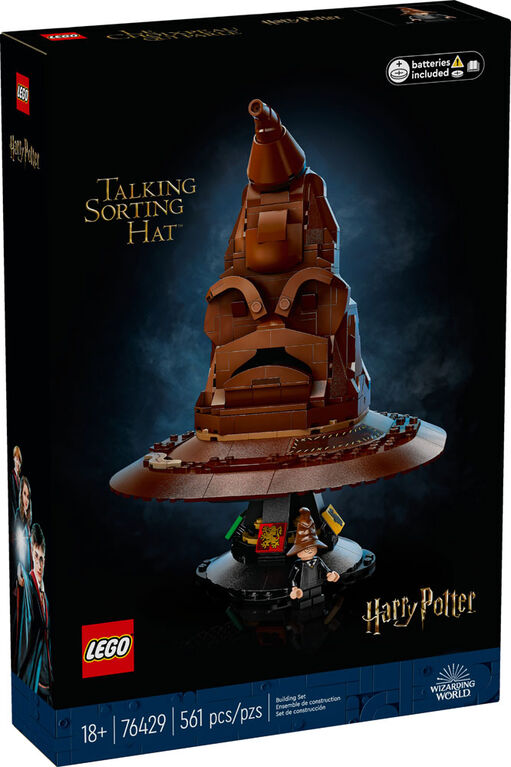 LEGO Harry Potter Talking Sorting Hat Build and Display Set 76429