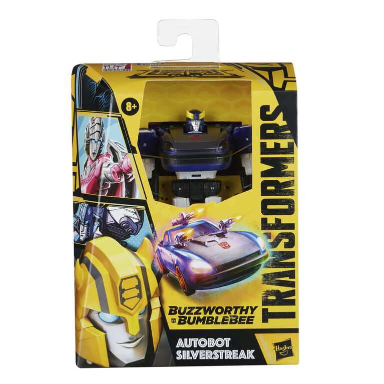Transformers Generations Legacy Buzzworthy Bumblebee, figurine Autobot Silverstreak classe Deluxe