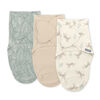 SwaddleMe by Ingenuity Monogram Collection - Born Free 3PK S/M 0-3M