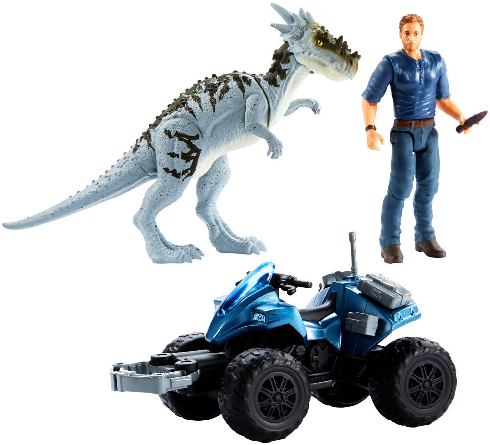 Mattel Jurassic World Dino Rivals OWEN OFF-ROAD TRACKER ATV DRACOREX IN STOCK