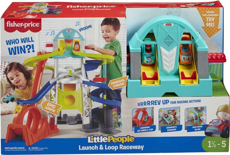 Fisher-Price - Little People - Circuit avec Lanceur et Loopings