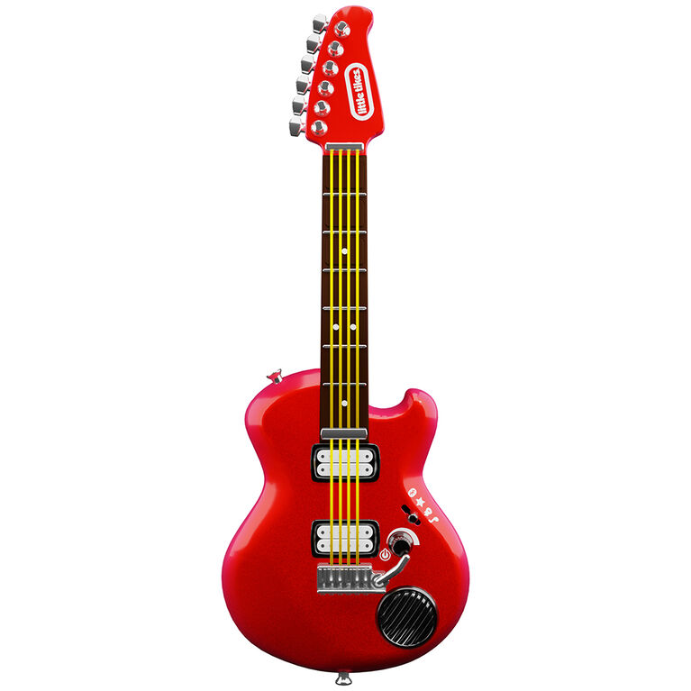 Guitare électrique My Real JamMC, guitare-jouet avec étui et sangle, 4 modes de jeu et connectivité BluetoothMD