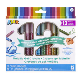 Crayons gel métallisés