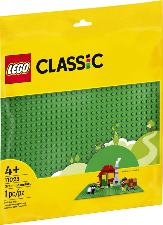 LEGO Classic Green Baseplate 11023 Building Kit for Kids (1 Piece)