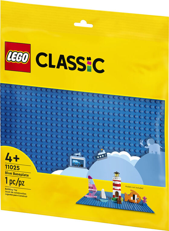 LEGO 11025 Classic La Plaque De Construction Bleue 32x32, Socle de Base pour  Construction, Assemblage et Exposition - Zoma