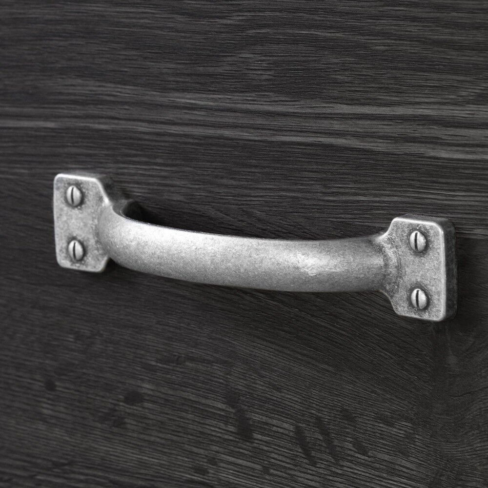 Tassio 1-Drawer Nightstand Space GrayOak