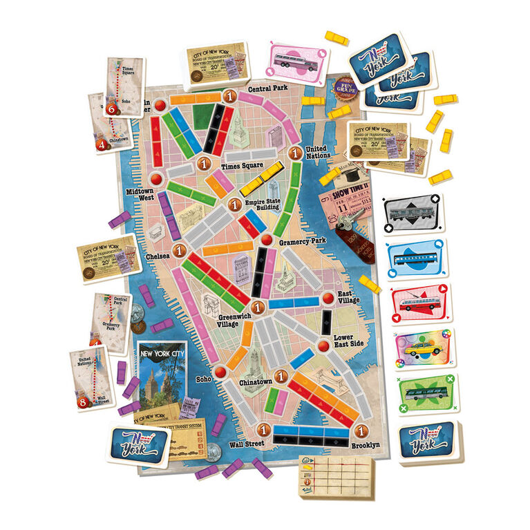Ticket to Ride: New York - Édition anglaise