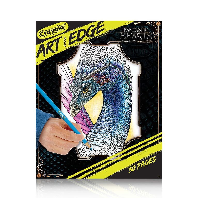 Crayola - Art With Edge Colouring Pages, Fantastic Beasts ...