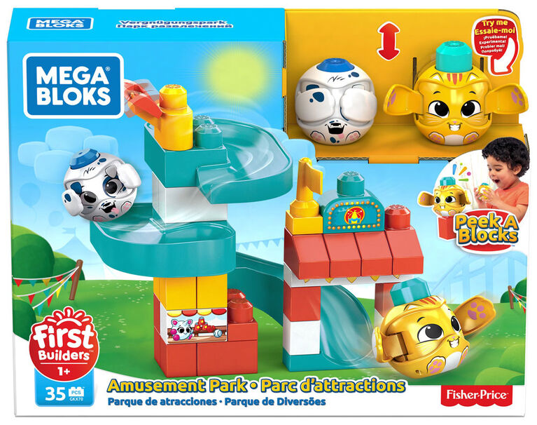 Mega Bloks Peek A Blocks Amusement Park