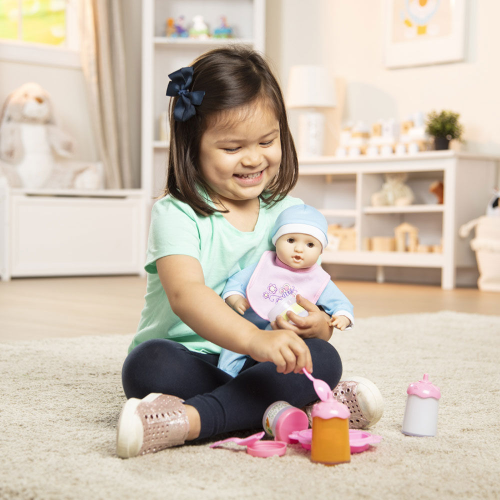 Melissa and doug doll feeding set outlet