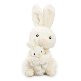 Peluche Snuggle Buddies Maman et bébé lapin de de 25,4 cm - Notre exclusivité
