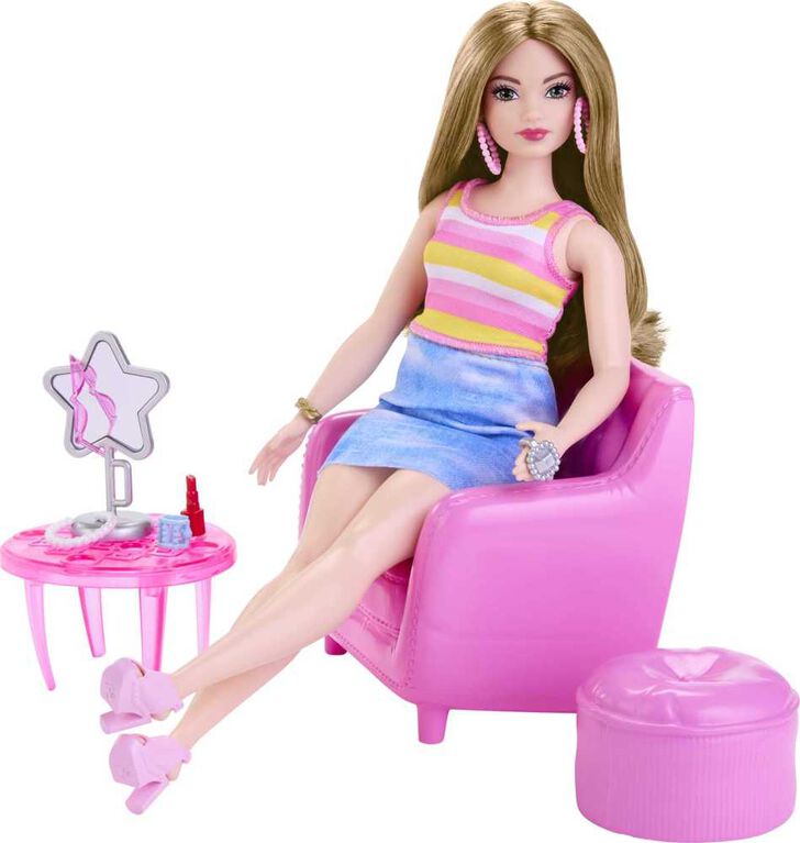 Barbie - Barbie Et Son Dressing De Rêve (Poupée Incluse) - Mobilier Pour  Poupée Mannequin - 3 Ans Et + - Barbie au meilleur prix