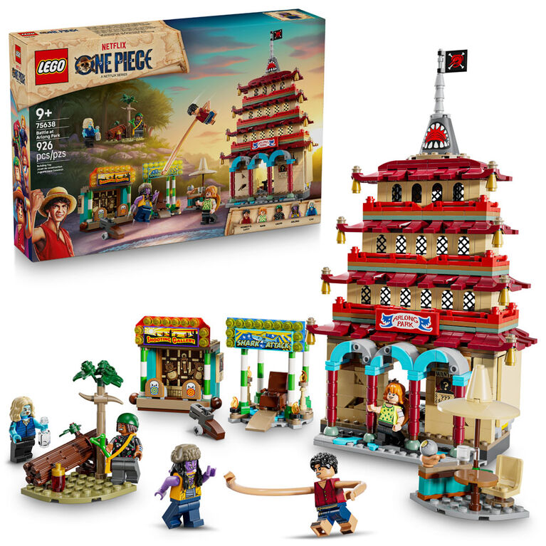 LEGO ONE PIECE La Bataille d'Arlong Park, Ensemble Interactif de Pirates, Cadeau d'Anime 75638