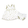 Rock a Bye Baby Muslin Cream Dress 3-6M