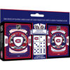 Masterpieces Puzzle Company Montreal Canadiens Two Decks Of Playing Cards & Dice Set Card Game