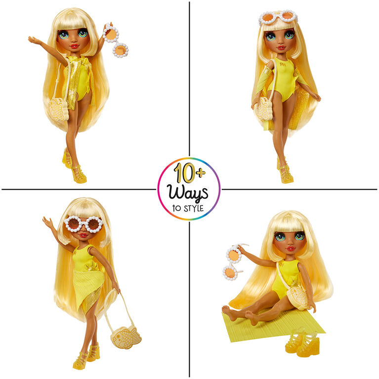Rainbow High Swim & Style Sunny (Yellow) 11" Doll