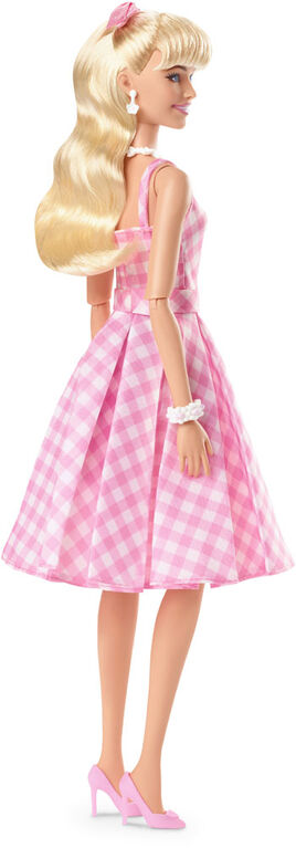 Barbie - Film - Poupée de coll. - Robe de guingan rose, Margot Robbie