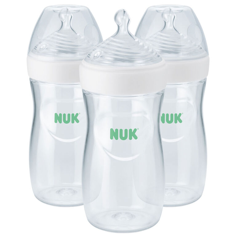 NUK Simply Natural Bottle 9Oz 3Pack