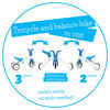BUNZI: 2-in-1 gradual balance bike - Blue