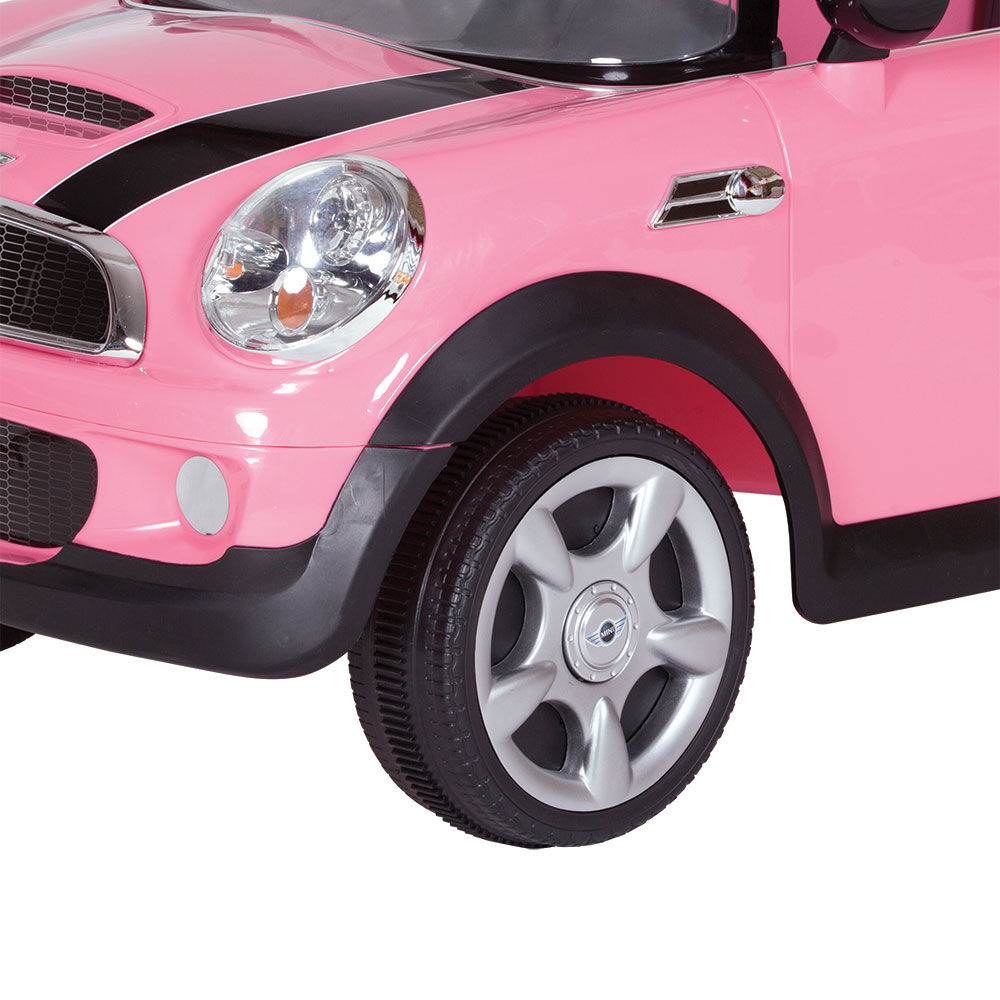 Pink Mini Cooper 6V Ride on with Remote Control 