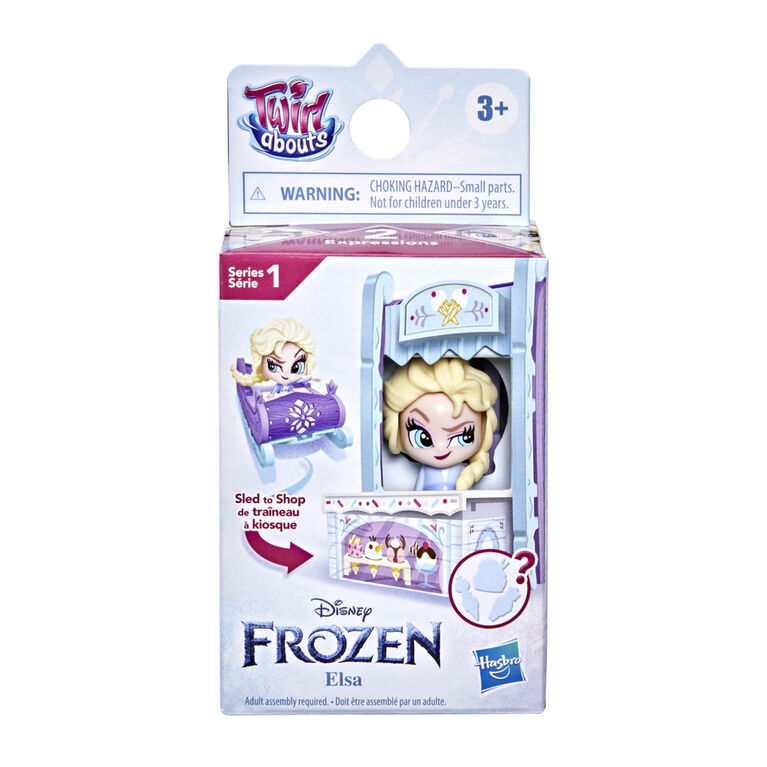 Disney's Frozen 2 Twirlabouts Series 1 Elsa Sled to Shop Playset