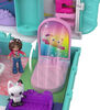 Polly Pocket Micro Dolls and Playset, Gabby's Dollhouse Compact with 9 Accessories & Pet Cat Friends