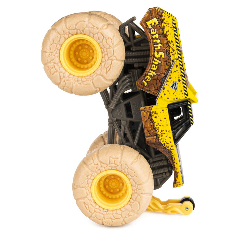 Monster Jam, Official Earth Shaker Monster Truck, Die-Cast Vehicle, Elementals Trucks Series, 1:64 Scale