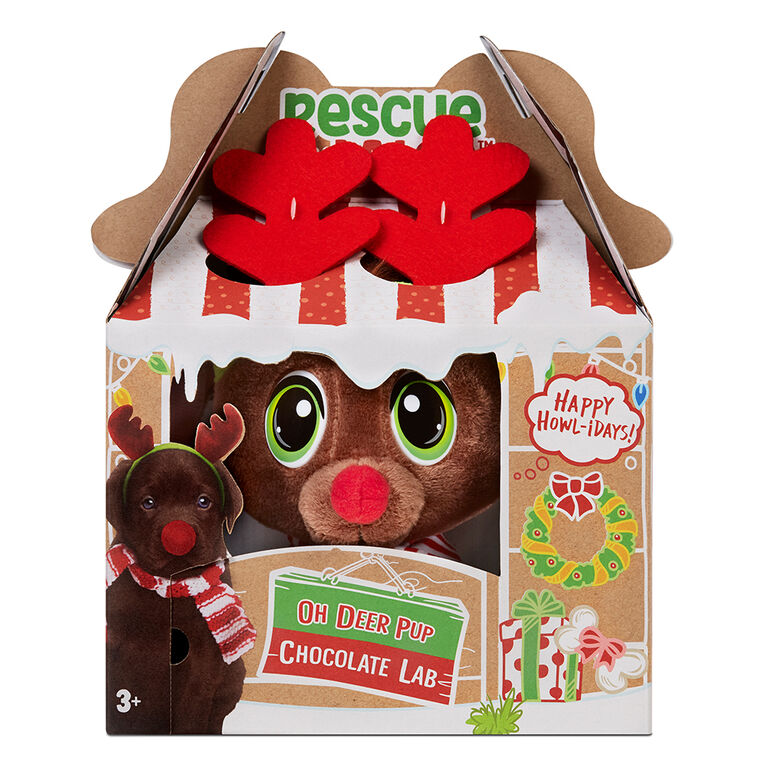 Rescue Tales Oh Deer Pup Holiday Plush Pet Toy