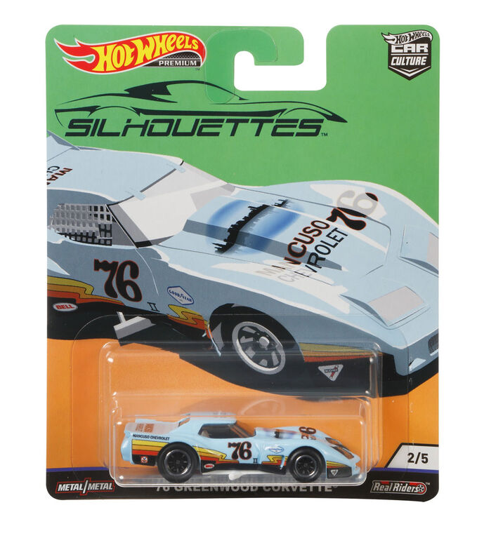 Hot Wheels '76 Greenwood Corvette Vehicle