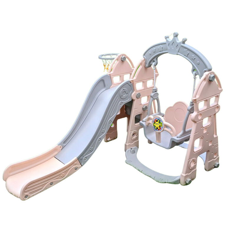 Kidsvip 5 In 1 Castle Edition Playset- Pink - English Edition