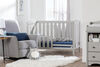 Angel Crib and Toddler Bed - Convertible Nursery Furniture for your Baby- Soft Gray