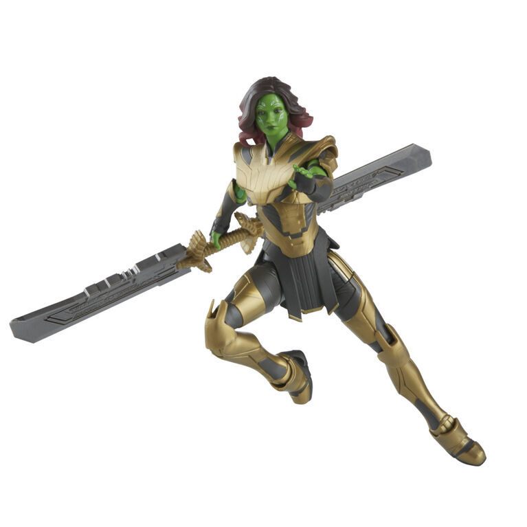 Hasbro Marvel Legends Series Warrior Gamora, What If...? Marvel Legends Action Figures, 6 Inch