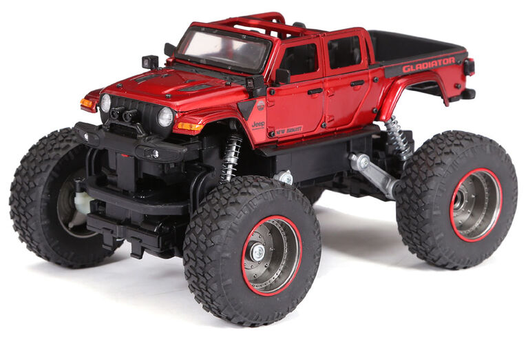 1:18 RC Heavy Metal Jeep Gladiator -Red