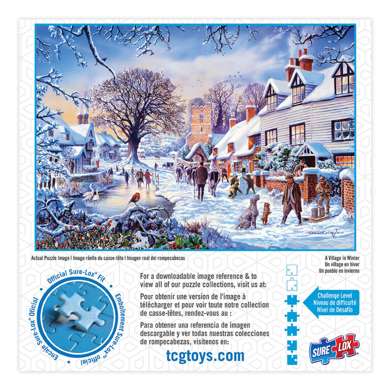 Sure-Lox Winter Wonderland Assorted 1000 Piece Puzzles