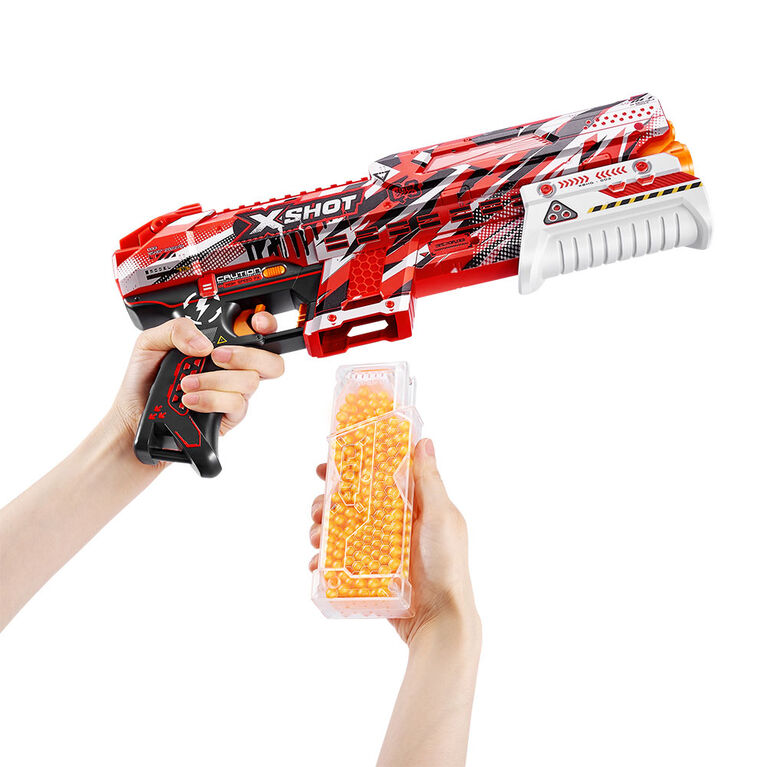 X-Shot Hyper Gel Clutch Blaster (5,000 Hyper Gel Pellets) by ZURU