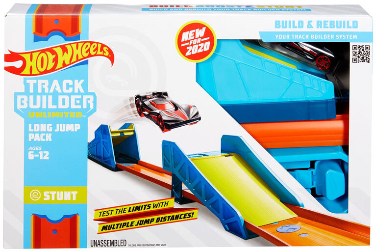 Hot Wheels Track Builder Long Jump Stunt Pack