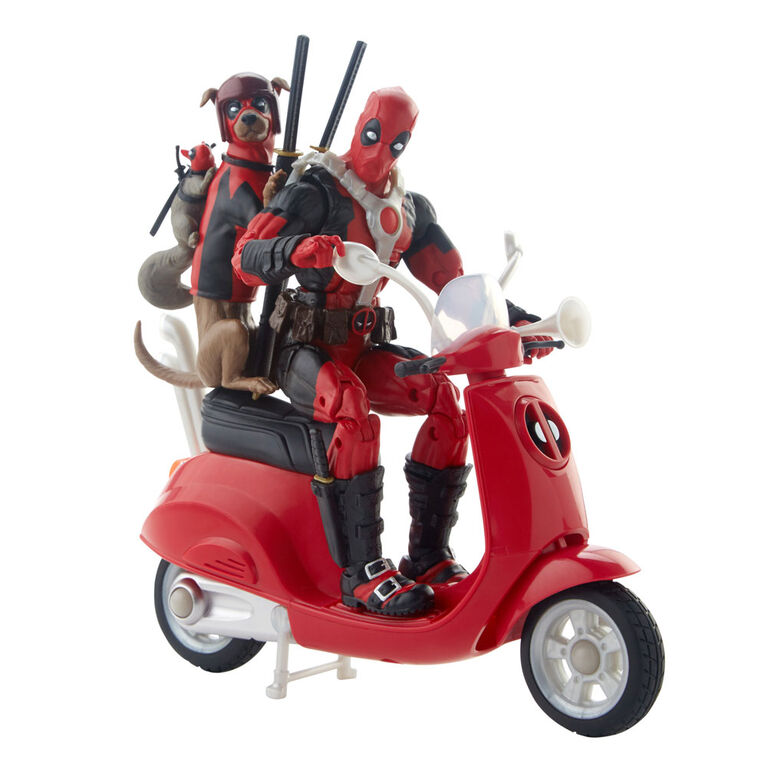 Série Marvel Legends - Figurine Deadpool de 15 cm avec Scooter.