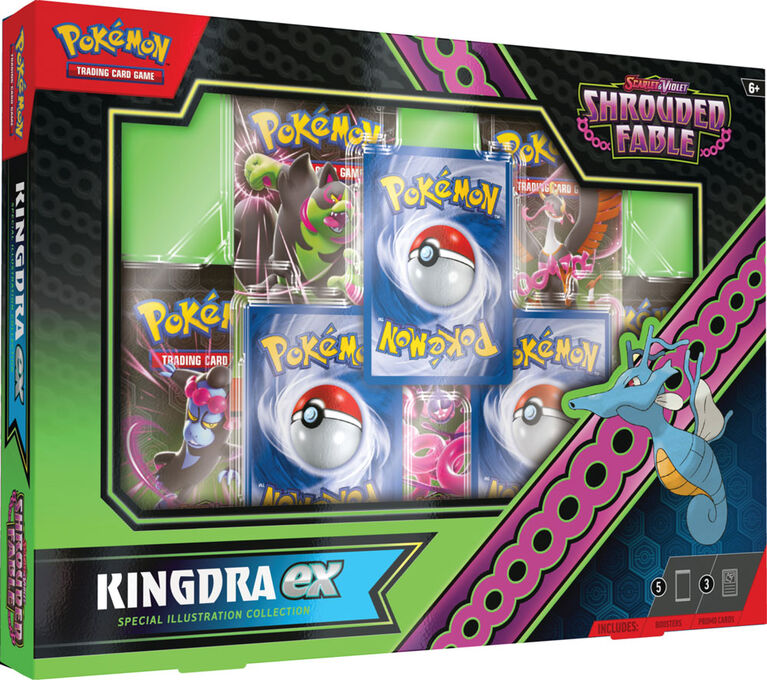 Pokemon SV6.5 Shrouded Fable Kingdra ex/Greninja ex Special Illustration Collection - English Edition