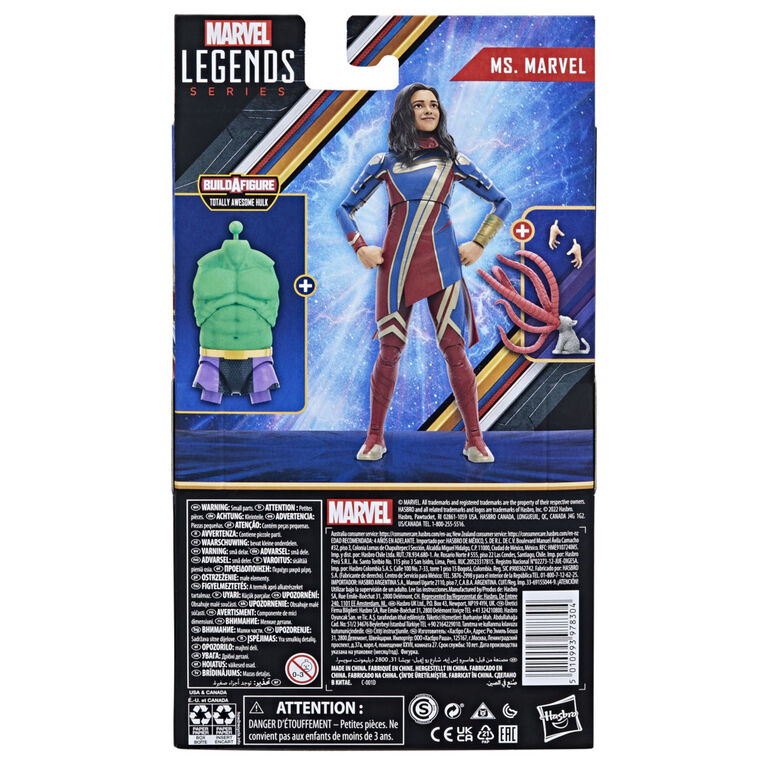 Marvel Legends Series The Marvels, figurine Ms. Marvel de 15 cm