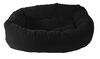Black 34X24X8" Donut Bed